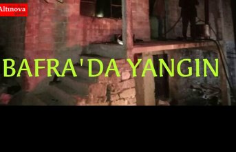 Bafra'da yangın