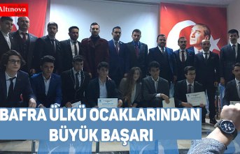 Bafra Ülkü Ocaklarından Büyük başarı