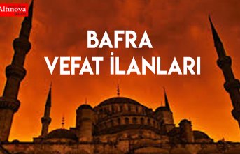 Bafra Vefat ilanları