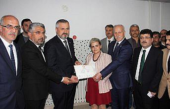 Bafra Belediye Başkanı seçilen Kılıç mazbatasını aldı