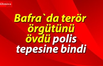 Bafra`da terör örgütü propagandası yapan şahıs tutuklandı