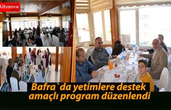 Bafra`da yetimlere destek amaçlı program düzenlendi