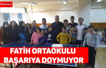 Fatih Ortaokulu başarıya doymuyor