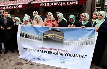 Görme engelliler kutsal topraklara uğurlandı