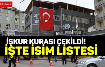 İŞKUR KURASI ÇEKİLDİ!  İŞTE İSİM LİSTESİ
