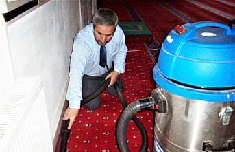 Kavak'taki camilerde ramazan hazırlığı