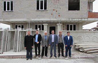 Kaymakam Koşal'dan Kur'an kursu inşaatında inceleme