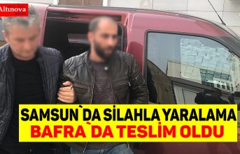 Samsun da silahla yaralama
