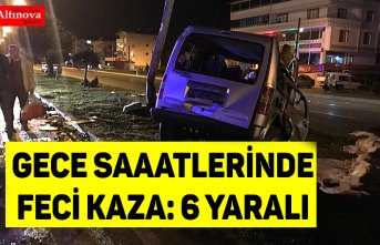 Samsun'da trafik kazası: 6 yaralı