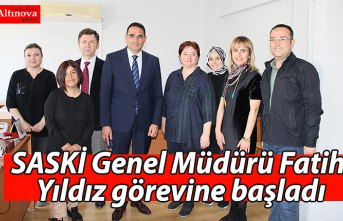 SASKİ Genel Müdürü Fatih Yıldız görevine başladı