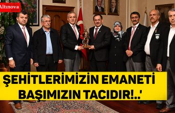 Şehitlerimizin emaneti BAŞIMIZIN TACIDIR!..'
