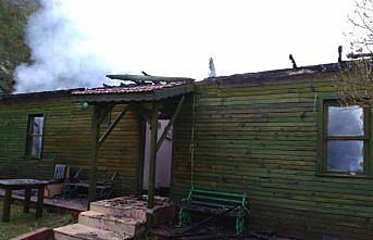 Sünnet Gölü Tabiat Parkı'nda yangın