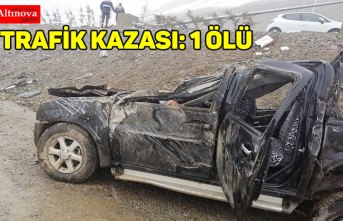 Trafik kazası: 1 ölü