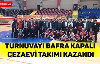 Turnuvayı Bafra Kapalı Cezaevi takımı kazandı
