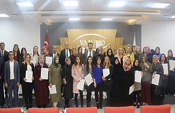 Vanlı kadın girişimciler sertifikalarını aldı