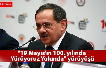 "19 Mayıs'ın 100. yılında Yürüyoruz Yolunda" yürüyüşü