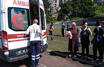 Ambulans helikopter bir aylık bebek için havalandı