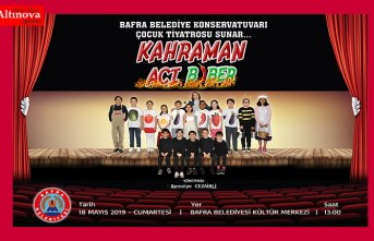 BAFRA BELEDİYESİ’NDEN ÇOCUKLAR İÇİN TİYATRO