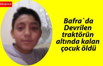 Bafra'da Kaza 1Ölü