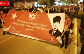 BAFRA'DAN SAMSUN'A 100.YIL YÜRÜYÜŞÜ