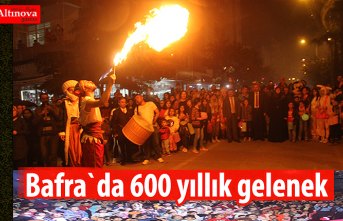 Bafra`da 600 yıllık gelenek
