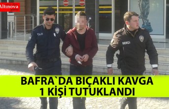 Bafra`da bıçaklı kavga: 1 kişi tutuklandı