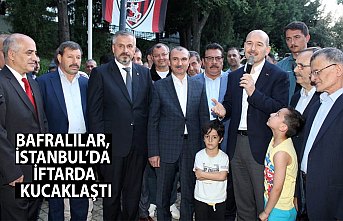 BAFRALILAR, İSTANBUL’DA İFTARDA KUCAKLAŞTI