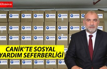 CANİK’TE SOSYAL YARDIM SEFERBERLİĞİ