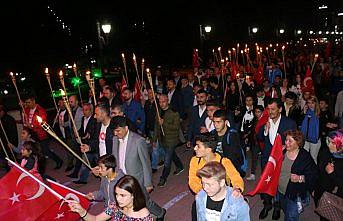 Çarşamba'da fener alayı düzenlendi