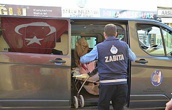 Çorum'da dilencilere yönelik operasyon