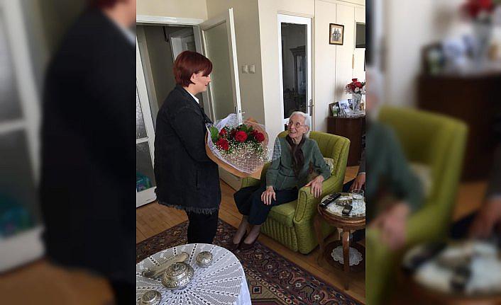 Edibe Ahıskalı'ya anlamlı ziyaret