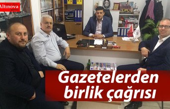 Gazetelerden birlik çağrısı
