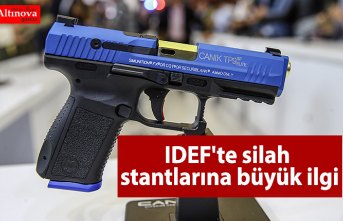 IDEF'te silah stantlarına büyük ilgi