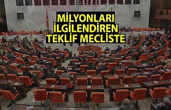 Kanun teklifi bugün TBMM Başkanlığına sunulacak