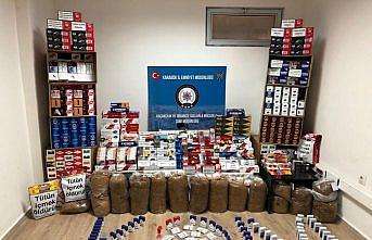 Karabük'te kaçak tütün operasyonu