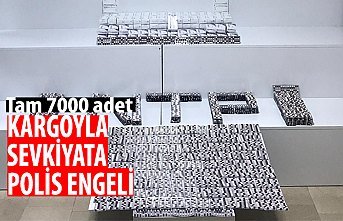 Kargoyla uyuşturucu hap sevkiyatı