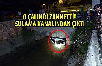 O ÇALINDI ZANNETTİ! SULAMA KANALINDAN ÇIKTI