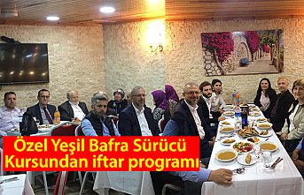 Özel Yeşil Bafra Sürücü Kursundan iftar programı
