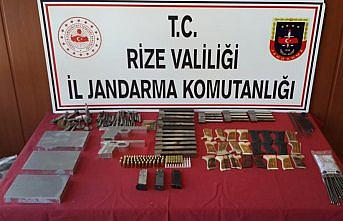 Rize'de ruhsatsız silah atölyesine operasyon: 3 gözaltı