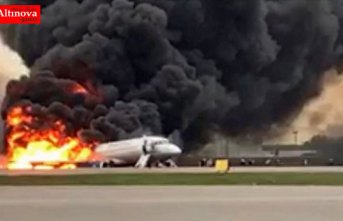 Rusya'da yolcu uçağı iniş yaparken alev aldı: 41 ölü