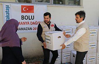 Sadakataşı'ndan Bolu'da ramazan yardımı