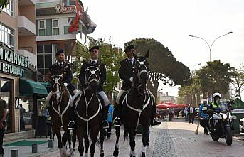 Samsun'da 1919 metrelik Türk bayrağı açıldı