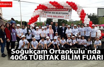 Soğukçam Ortaokulu`nda 4006 TÜBİTAK BİLİM FUARI