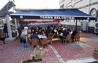 Terme'de iftar çadırı kuruldu