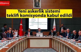 Yeni askerlik sistemi teklifi komisyonda kabul edildi