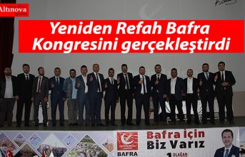 Yeniden Refah Bafra Kongresini gerçekleştirdi