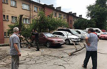 Zonguldak'ta kuvvetli rüzgar