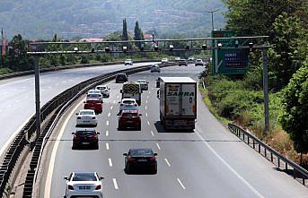 Anadolu Otoyolu'nda trafik yoğunluğu azaldı