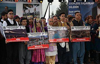 Artvin'de Halk Oyunları Şampiyonası yapıldı