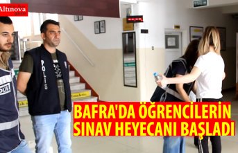 Bafra'da Üniversite Öğrencilerinin Sınav Heyecanı Başladı